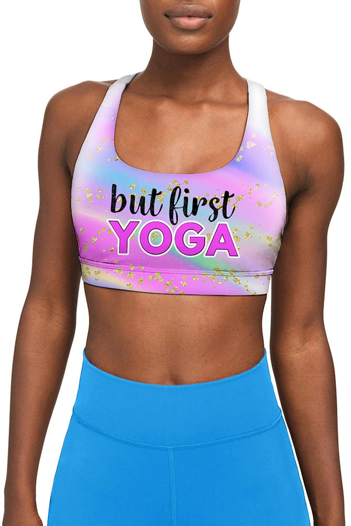 Chichi Stella Black Seamless Racerback Sport Yoga Bra - Women - Pineapple  Clothing