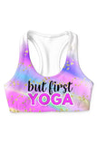 But First Yoga Stella Seamless Racerback Sport Yoga Bra - Women - Pineapple Clothing