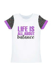 3 for $49! Call Me Zoe Purple Glitter Quote T-Shirt - Kids - Pineapple Clothing