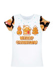 Cookie Time Zoe White Cute Merry Christmas Print T-Shirt - Kids - Pineapple Clothing