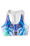 Dance with the Wolves Stella Seamless Racerback Sport Yoga Bra - Women - Pineapple Clothing