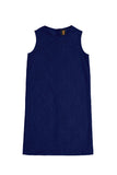 Deep Navy Stretchy Lace Sleeveless Fancy Party Mother Daughter Dress - Pineapple Clothing