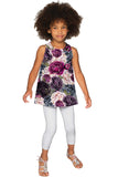 Duchess Emily Adorable Floral Print Sleeveless Top - Girls - Pineapple Clothing