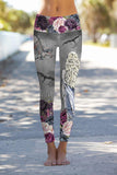 PRIVATE SALE! Duchess & Dragons Lucy Grey Printed Leggings - Women - Pineapple Clothing