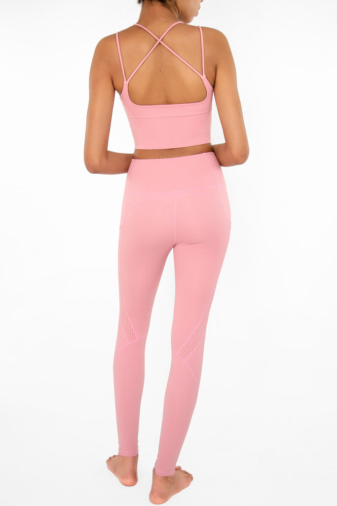 Dusty Pink Workout Leggings – Caribbeña