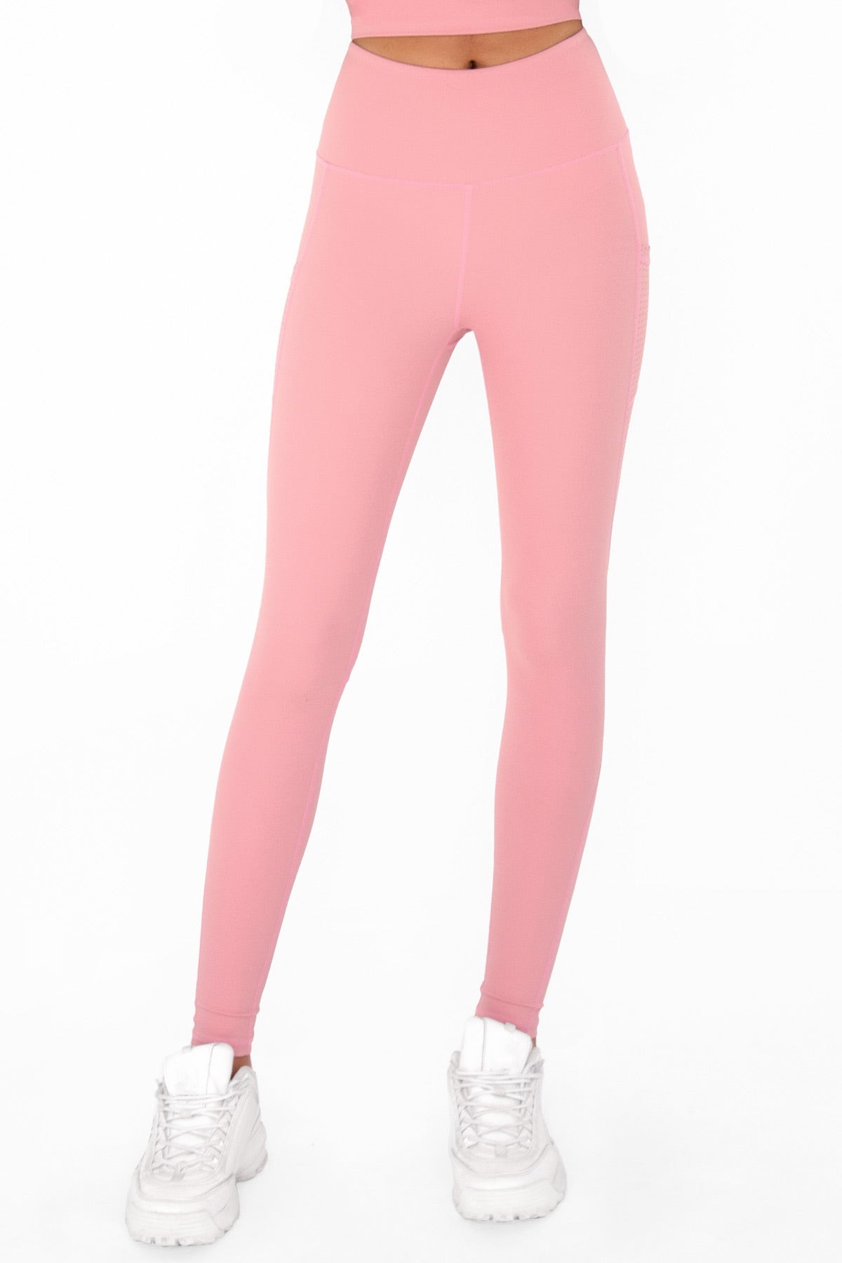 SASKI womens leggings pink high waisted new with retailer tags size M