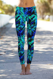 Electric Jungle Lucy Printed Performance Leggings - Women - Pineapple Clothing