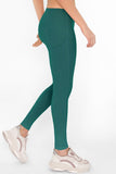 SEMI-ANNUAL SALE! Emerald Green Cassi Side Pockets Workout Leggings Yoga Pants - Women - Pineapple Clothing