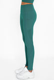 SEMI-ANNUAL SALE! Emerald Green Cassi Mesh Pockets Workout Leggings Yoga Pants - Women - Pineapple Clothing