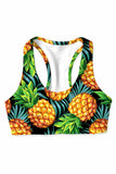 Endless Summer Stella Green Seamless Racerback Sport Yoga Bra - Women - Pineapple Clothing