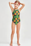 Endless Summer Becky Green Full Coverage One-Piece Swimsuit - Girls - Pineapple Clothing