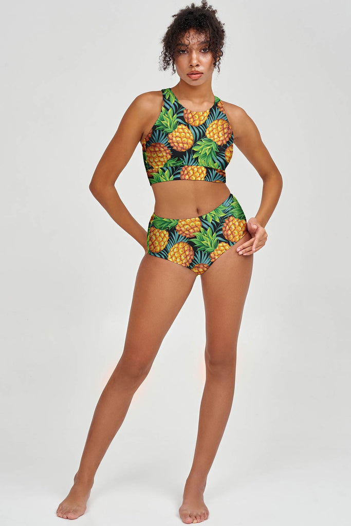 Endless Summer Cara Green High-Waist Hipster Bikini Bottom - Women
