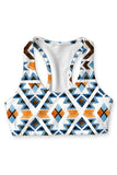 Etno Chic Stella Cute White Seamless Racerback Sport Yoga Bra - Women - Pineapple Clothing