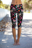 FangTastic Ellie Black Performance Yoga Capri Leggings - Women - Pineapple Clothing
