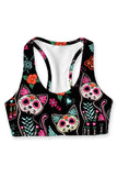 FangTastic Stella Black Seamless Racerback Sport Yoga Bra - Women - Pineapple Clothing