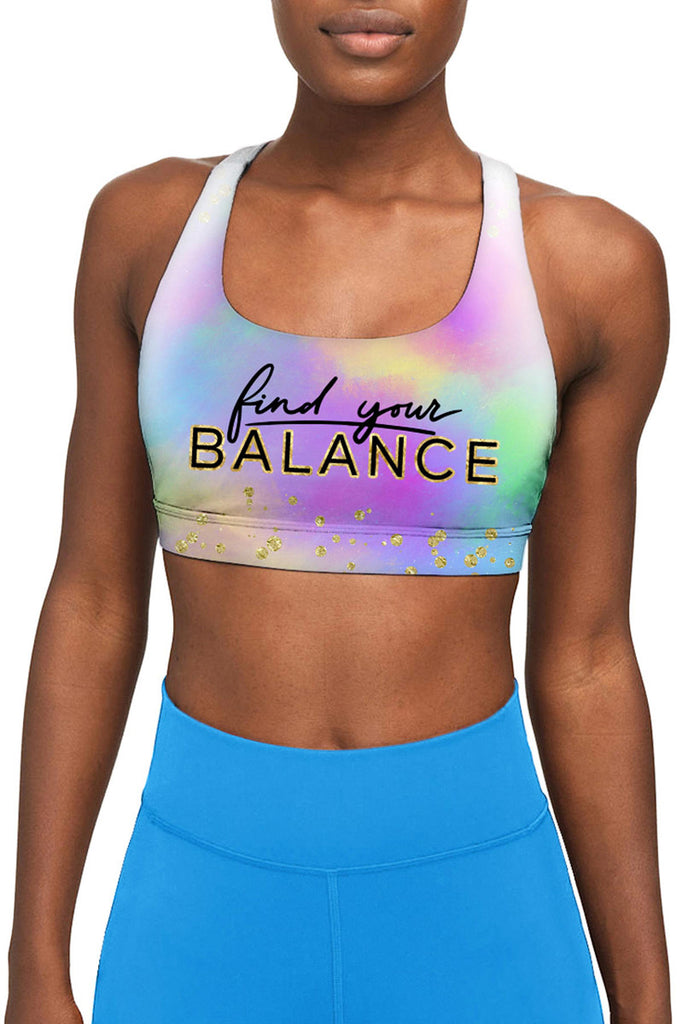 Find Your Balance Stella Seamless Racerback Sport Yoga Bra