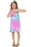 Floral Bliss Sanibel Cute Empire Waist Summer Dress - Girls - Pineapple Clothing