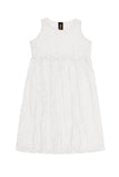 White Stretchy Lace Empire Waist Sleeveless Day Mommy and Me Dress - Pineapple Clothing