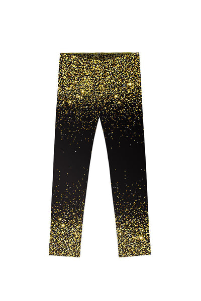 Gold glitter baby leggings best sale