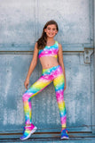 3 for $49! Bright Story Lucy Cute Rainbow Print Leggings - Kids - Pineapple Clothing