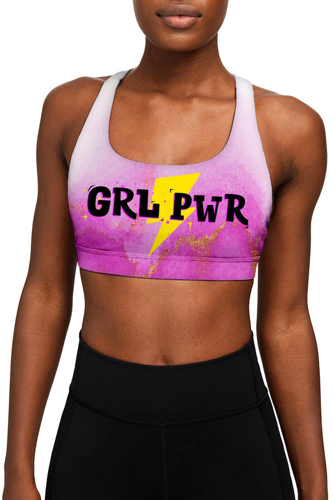 Fight Like a Girl Stella Pink Seamless Racerback Sports Bra - Women -  Pineapple Clothing