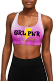 Girl Power Stella Pink Seamless Racerback Sport Yoga Bra - Women - Pineapple Clothing