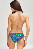 Hollywood Sparkle Sara Glitter Strappy Triangle Bikini Top - Women - Pineapple Clothing