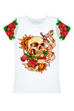 Hardy Gal Zoe White Cute Designer Print T-Shirt - Women - Pineapple Clothing