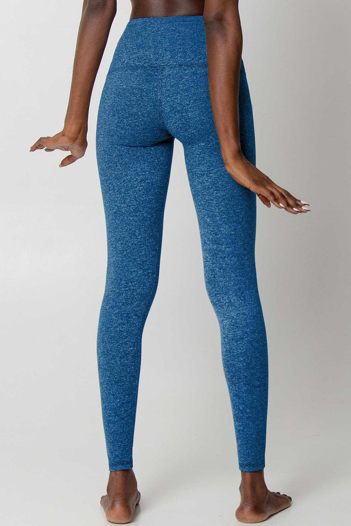 Blue Ribbon Leggings | High Waisted Yoga Pants | Patterned Leggings –  bootysculpted