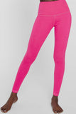 Heather Neon Pink Lucy UV 50+ Performance Leggings Yoga Pants - Women - Pineapple Clothing