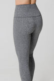 Heather Steel Grey Lucy UV 50+ Performance Leggings Yoga Pants - Women - Pineapple Clothing
