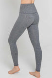 Heather Steel Grey Lucy UV 50+ Performance Leggings Yoga Pants - Women - Pineapple Clothing