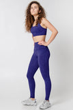 Heather Violet Stella UV 50+ Seamless Racerback Sport Yoga Bra - Women - Pineapple Clothing