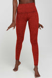 Heather Rose Red Lucy UV 50+ Performance Leggings Yoga Pants - Women - Pineapple Clothing