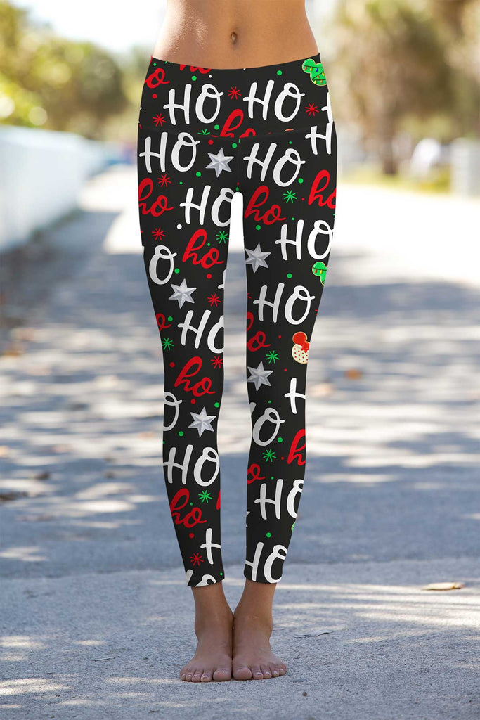 Santa Puglaus Lucy Black Dog Christmas Holiday Winter Leggings - Women -  Pineapple Clothing