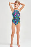 Hollywood Sparkle Becky Full Coverage One-Piece Swimsuit - Girls - Pineapple Clothing