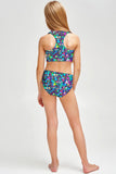 Hollywood Sparkle Claire Sporty Two Piece Swim Bikini Set - Girls - Pineapple Clothing