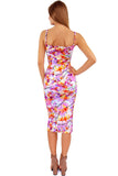 3 for $49! In Love Olivia Pink Bodycon Party Floral Dress - Women - Pineapple Clothing