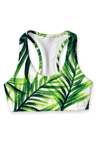 Island Life Green Tropical Triangle Two Piece Swimsuits - Mommy and Me -  Pineapple Clothing