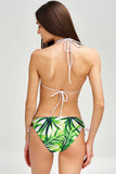 Island Life Sara Green Tropical Strappy Triangle Bikini Top - Women - Pineapple Clothing