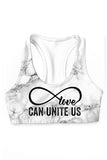 LOVE can unite us Stella Seamless Racerback Sport Yoga Bra - Women - Pineapple Clothing