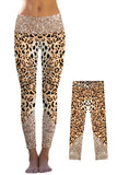 Let's Go Wild Lucy Brown Gold Animal Print Leggings - Mommy and Me - Pineapple Clothing