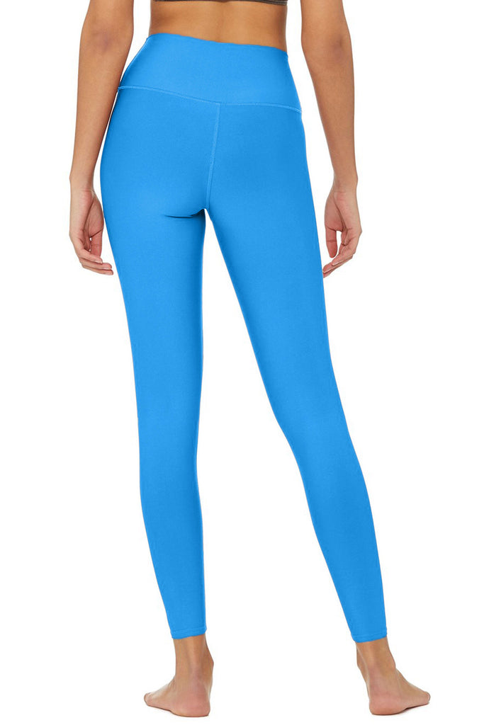 Light Blue UV 50+ Lucy Performance Leggings Yoga Pants - Women