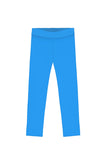 Light Blue UV 50+ Lucy Recyclable Cute Stretchy Leggings - Kids - Pineapple Clothing