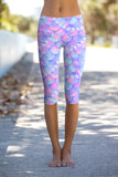 Making Waves Ellie Purple Performance Yoga Capri Leggings - Women - Pineapple Clothing