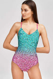 Maldives Nikki Pink Crisscross Strappy Back One-Piece Swimsuit - Women - Pineapple Clothing