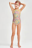 Marmalade Becky Lemon Print Full Coverage One-Piece Swimsuit - Girls - Pineapple Clothing
