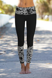 Mercury Lucy Black Printed Details Leggings Yoga Pants - Women - Pineapple Clothing