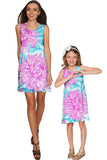Floral Bliss Sanibel Empire Waist Mother Daughter Dress - Pineapple Clothing