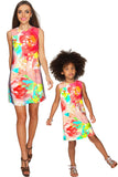 Good Idea Adele Floral Print Summer Shift Dress - Women - Pineapple Clothing